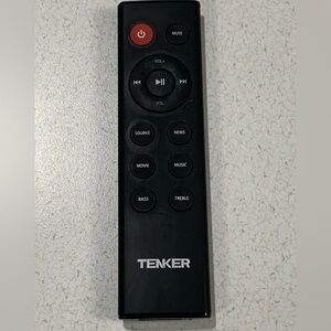 Remote Control for Tenker 29” Soundbar - Tested Working